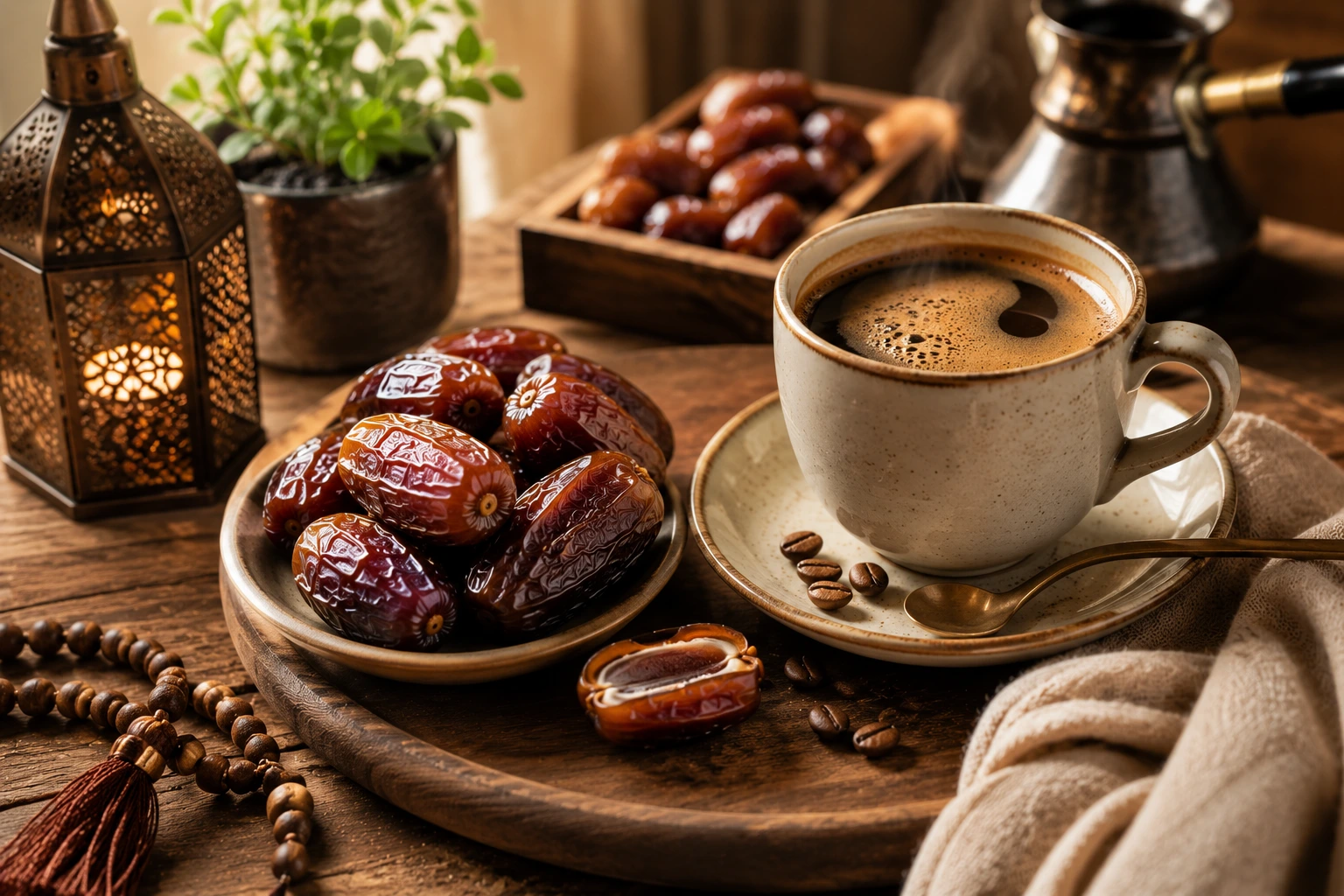 Kurma dan Secangkir Kopi: Kombinasi Sederhana yang Mulai Jadi Gaya Hidup