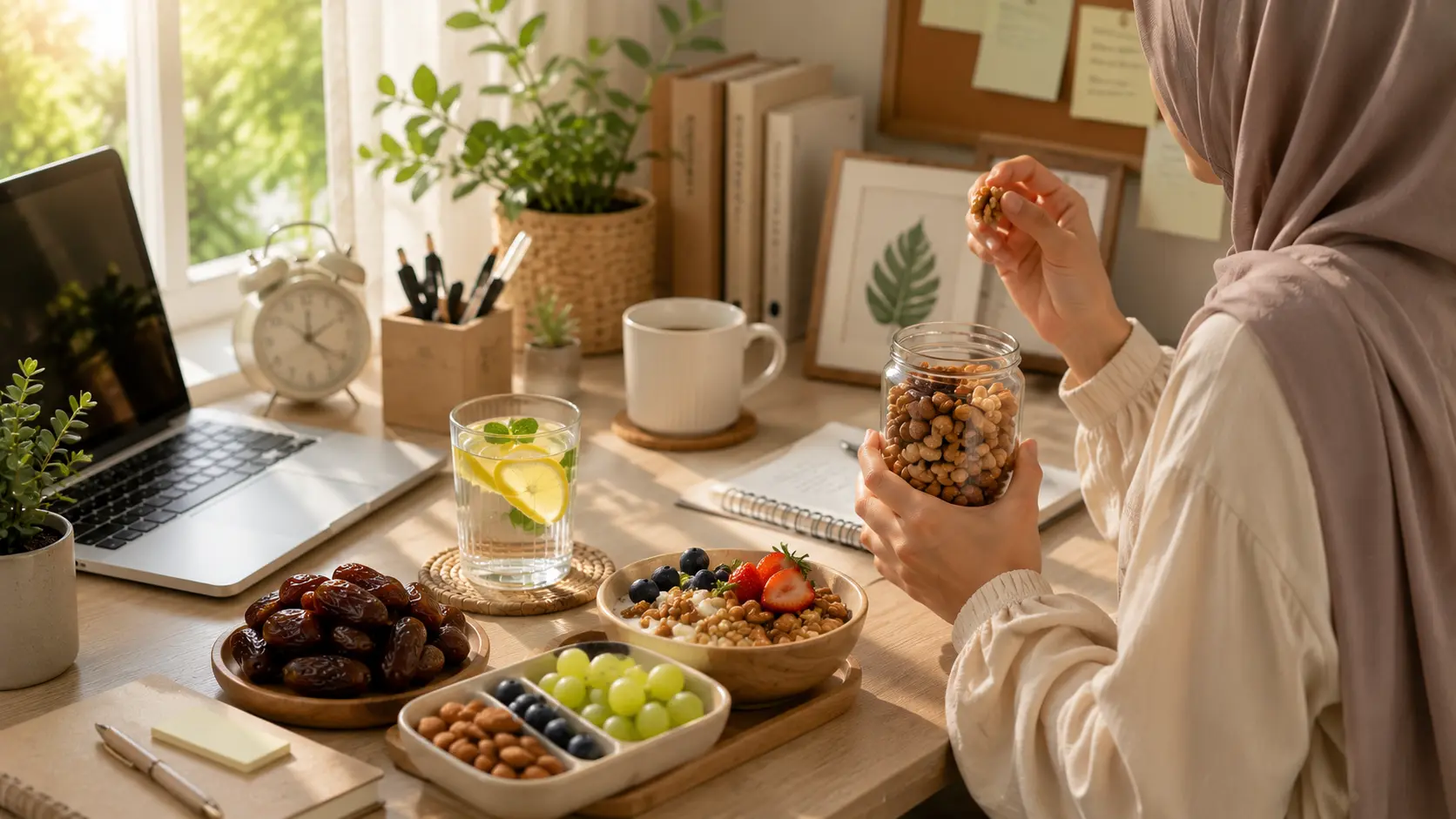 Nggak Harus Diet Ketat, Gaya Hidup Sehat Bisa Dimulai dari Isi Meja Kerja