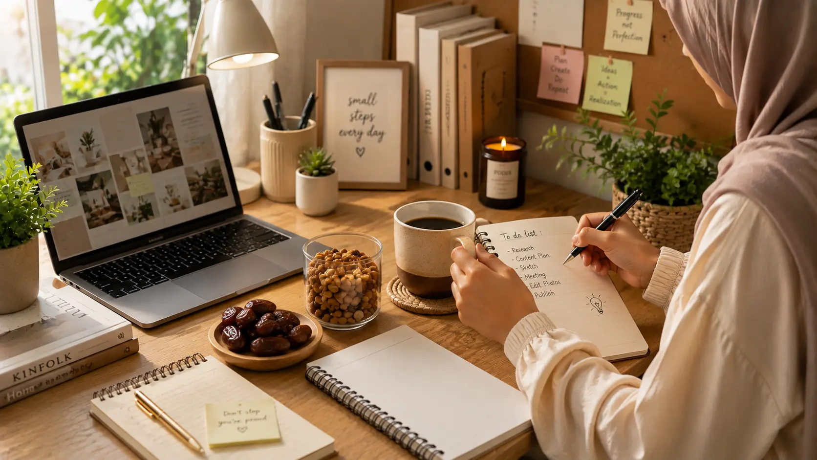 Meja Kerja Kreatif Bukan Cuma Soal Laptop Estetik, Tapi Juga Kebiasaan Kecil di Atasnya