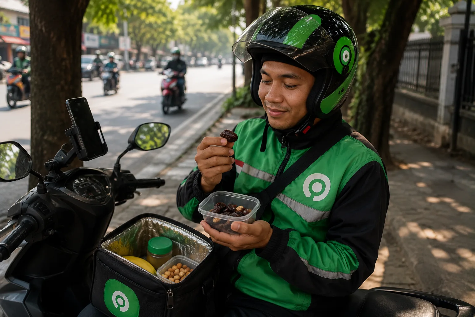Seharian di Jalan, Banyak Driver Online Mulai Menyiapkan Bekal Kecil dari Rumah