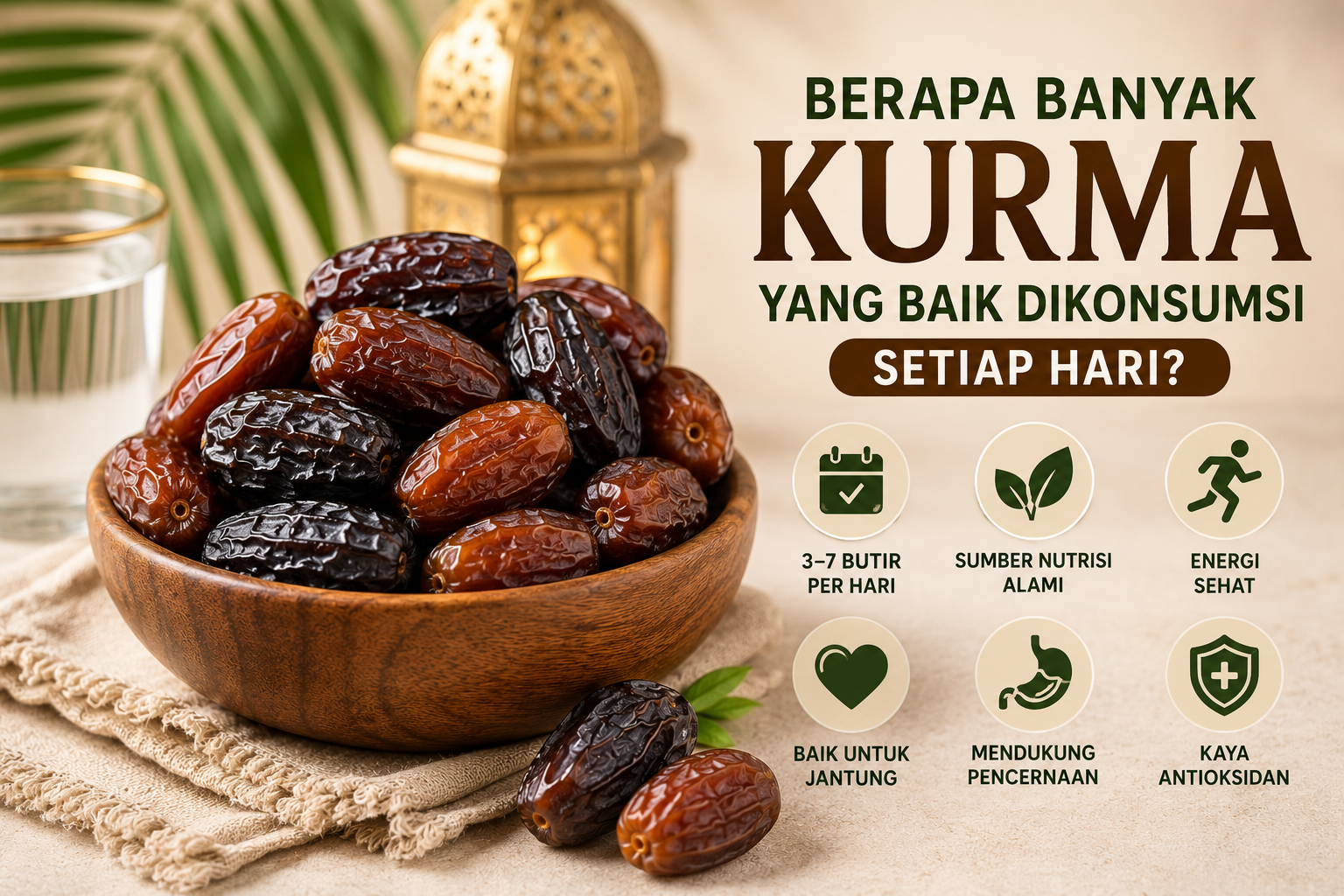 Berapa Banyak Kurma yang Sebaiknya Dikonsumsi Setiap Hari?